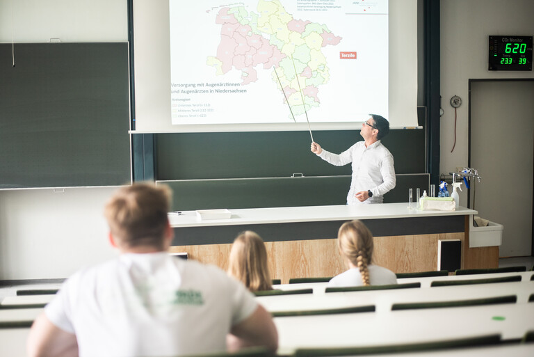 Vorlseung im Hörsaal